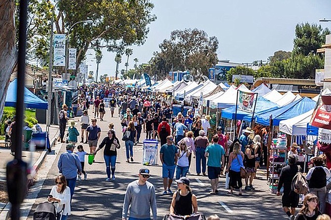 The Encinitas Spring Street Fair is a celebration that marks the arrival of spring, turning the historic Highway 101 into a bustling promenade of festivities.