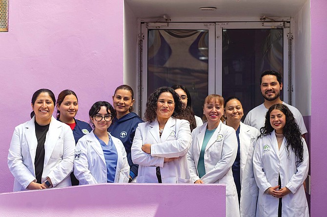 Dr. Diana Pazos and staff at Hospital de Salud Mental de Tijuana. Before HSMT opened in Tijuana, there was only one mental health hospital in a city of over two million people, and it was in a state of disrepair.
