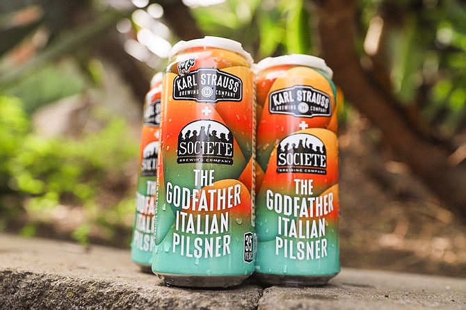 The Godfather is a pilsner that tastes best when served cold.