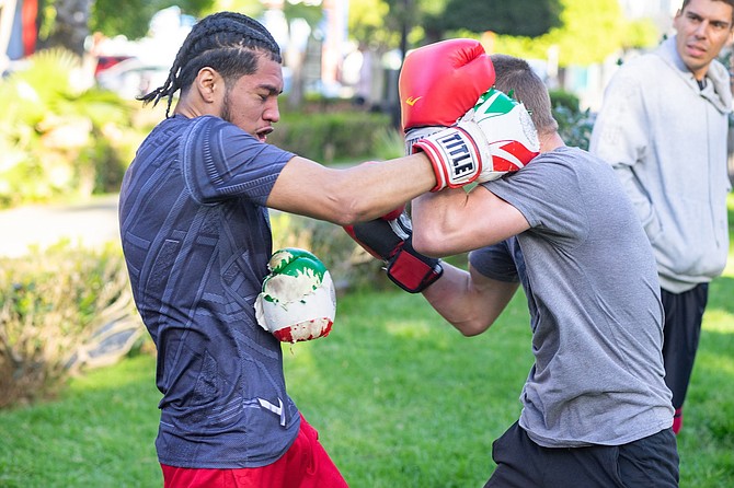 The next fight was a French guy named Tito (different Tito) vs. a guy with cornrows named Armando.