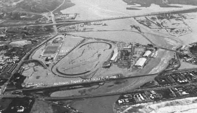 1980 flooding of racetrack