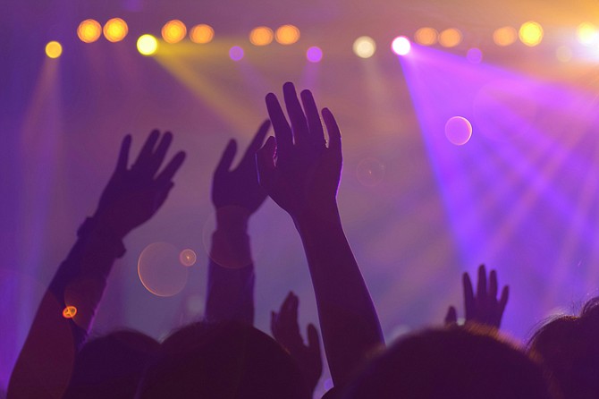 Concert crowd