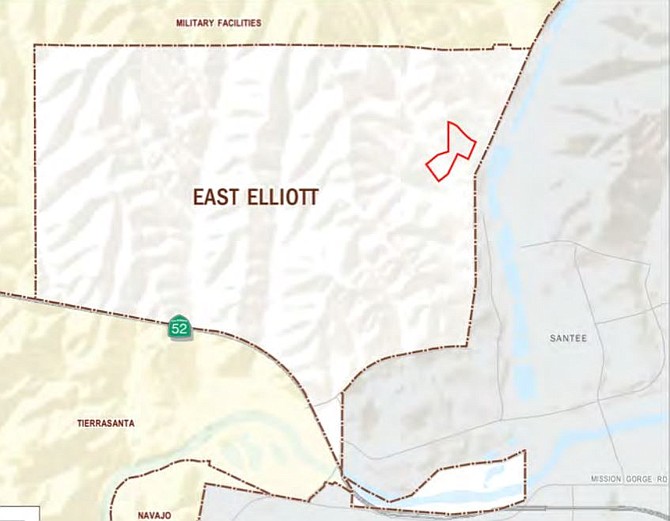 The 50-70 homes would occupy 7.25 acres in East Elliott, a 2,300-acre preserve.
