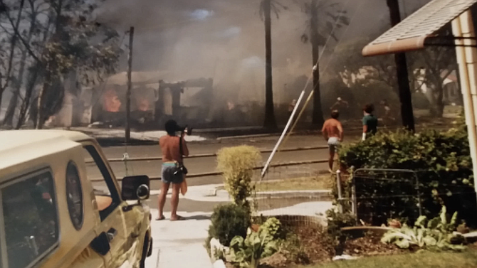 The 1985 Normal Heights fire destroyed 76 houses and damaged 57.