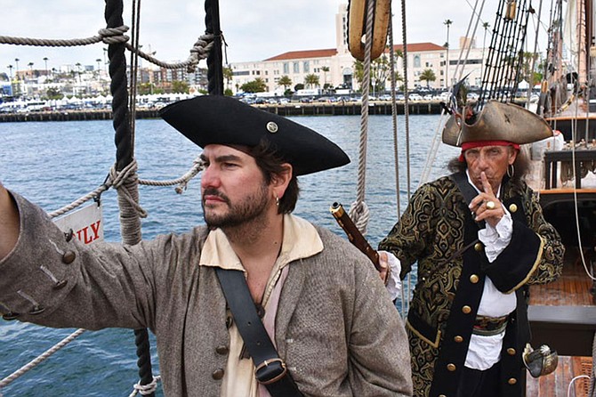 Guests will be engaged in pirate theatrics at the dock and underway on San Diego Bay aboard the 16th century Spanish galleon San Salvador.