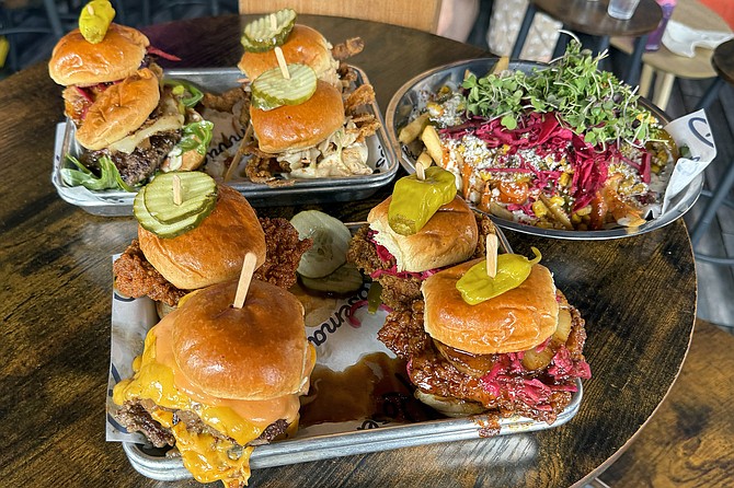A whole menu devoted to indulgent sliders and dirty fries