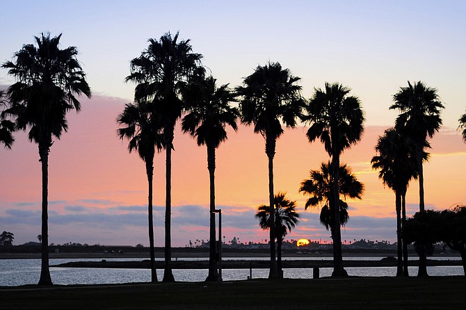 San Diego's coastal region is frequently the destination to escape inland temperatures.