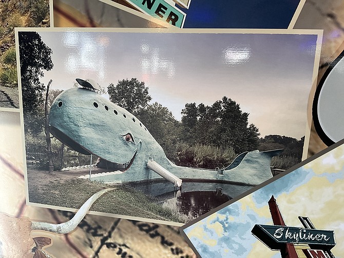 Whale fantasy from Route 66 makes it onto souvenir wall