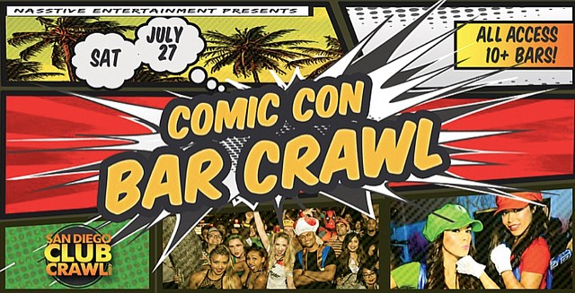 Put your costume on and get access to 10+ Comic-Con parties, drink specials and nighclub entry passes.