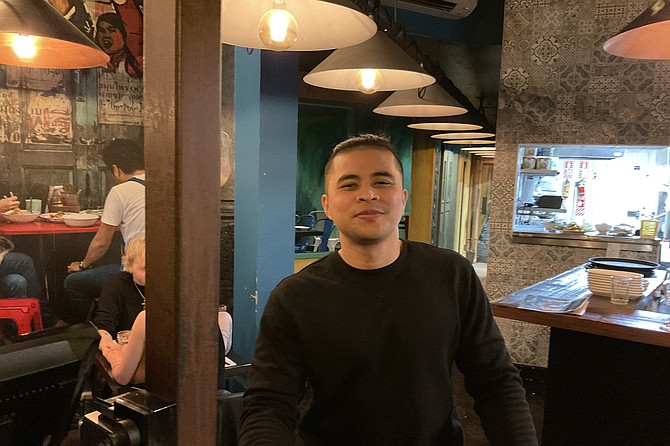 Winston Gabon. Came from Cebu in the Philippines to manage Commi.