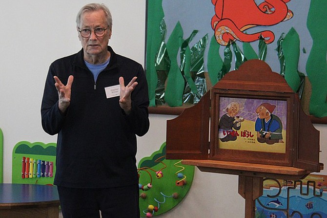 All ages are invited to a Kamishibai Storybox Theater in the San Diego Botanic Garden.