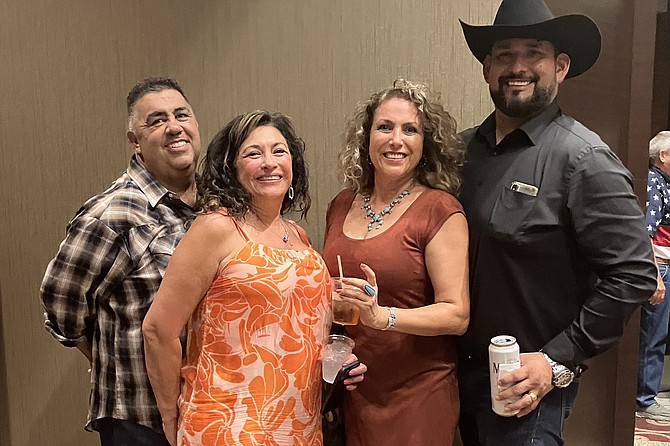 Elman, Emily, Jessie and Victor: Dancing the night away.