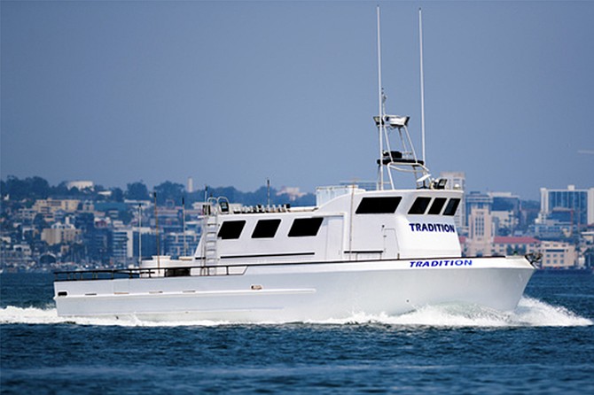 The new boat in the fleet at Fisherman’s Landing, the Tradition is open for business