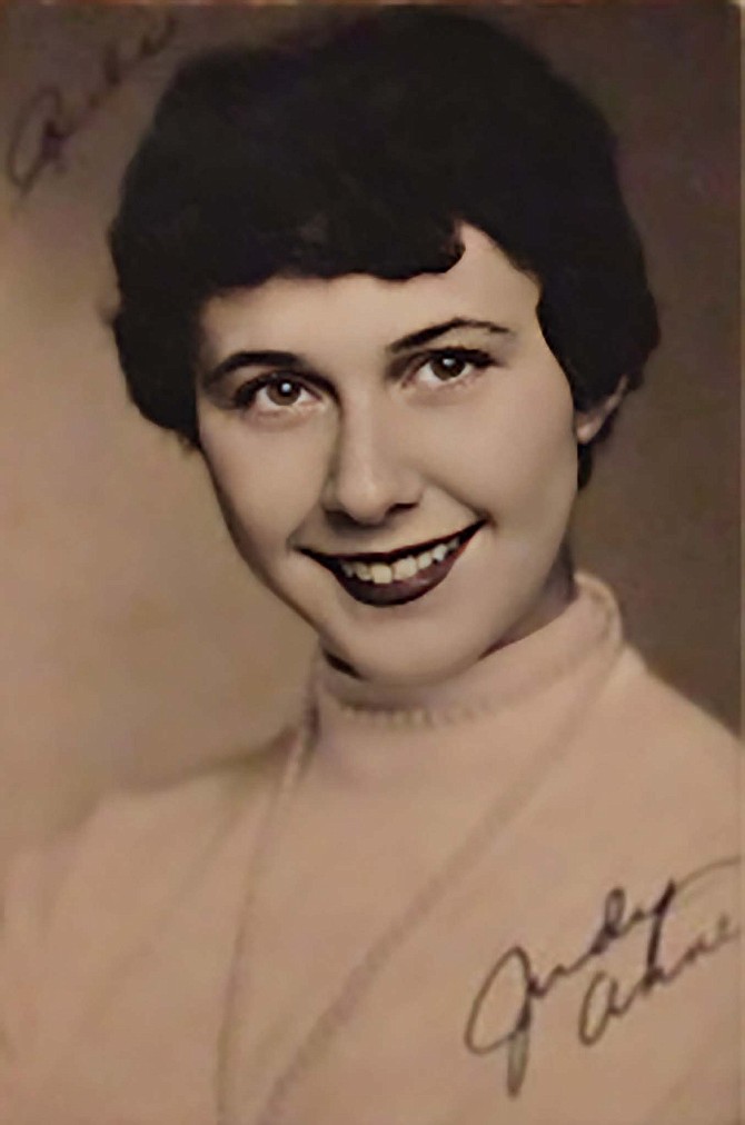 The nuns who taught Judy at McDonnell High recognized her talents in visual art and especially singing.