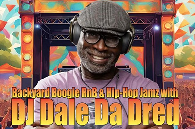 DJ Dale Da Dred is joined by many local music artists and DJs at the Vista Vibes Mini Music Festival