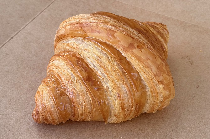 A plain, or "butter croissant"