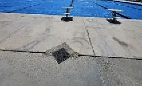 The city can't use park funds to repair or replace the pool deck.