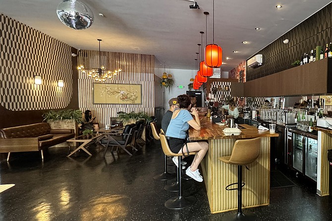 The Tender Hooligan cafe counter and lounge