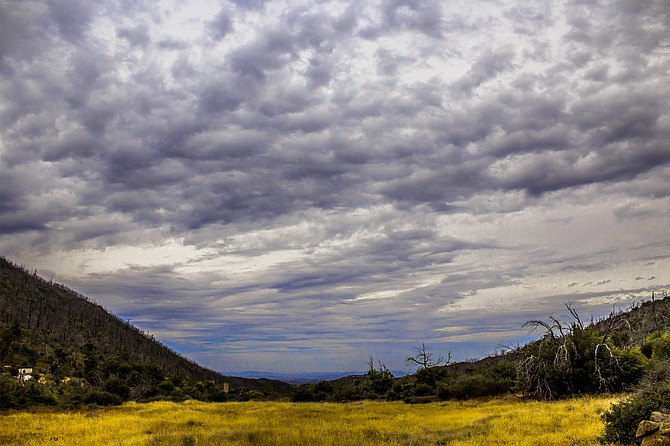 Cuyamaca under a blanket of clouds is a sign of the changing season.