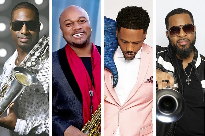 Eric Darius and Marcus Anderson, Julian Vaughn & Lin Rountree play Saturday's Champagne Jazz Series at Thornton Winery.