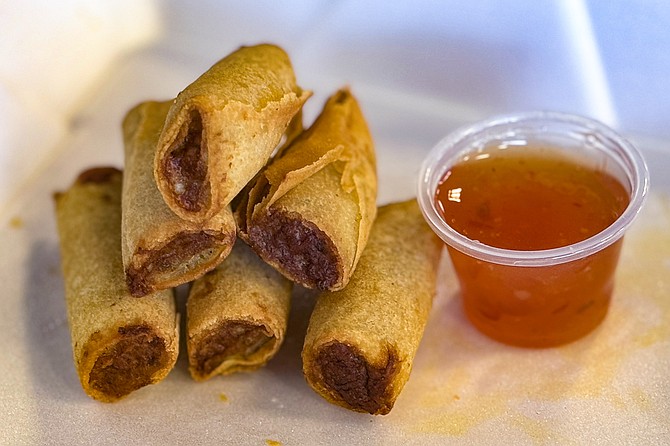 Lumpia served at JamPinoy