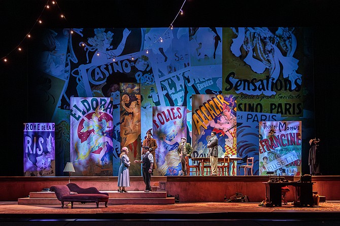Act II of La Boheme at San Diego Opera