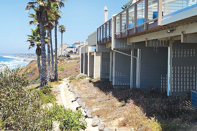 The lawsuit alleges the “bluff destabilization put, or should have put, Seabreeze on notice that water from [the up-top condo] Seabluffe was likely seeping into the bluff.”
