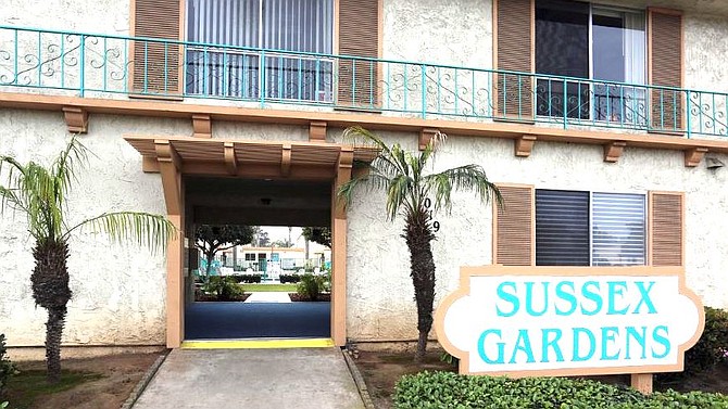 Sussex Gardens – close neighbor of Hawaiian Gardens