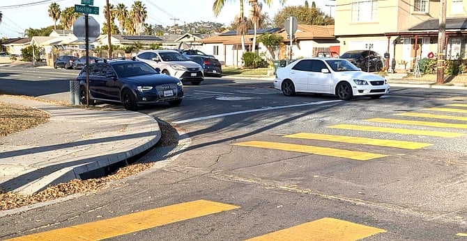 Starting New Year's Eve, new statewide law aims to clear crosswalks of parked vehicles. - Image by S. Hilt