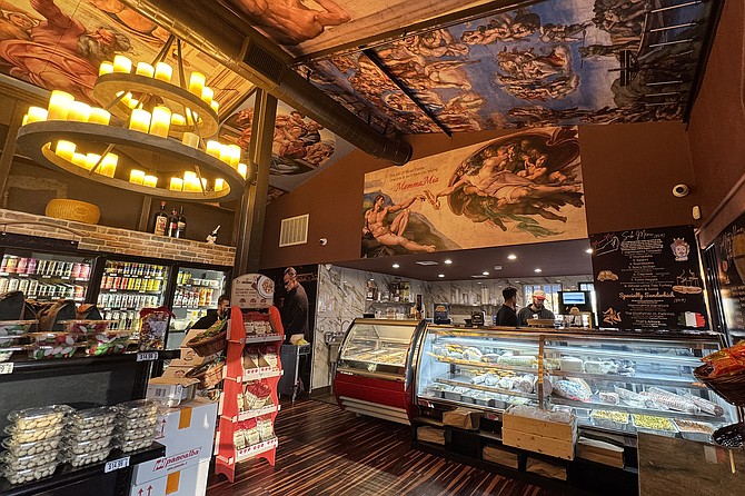 The deli counter at Mamma Mia