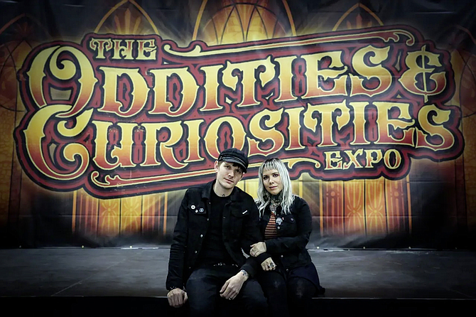 Tony and Michelle Cozzaglio created the Oddities & Curiosities Expo, the largest internationally traveling oddities event featuring taxidermy, preserved specimens, original artwork, horror/halloween inspired pieces, antiques, handcrafted oddities, creepy clothing, odd jewelry, animal skulls/bones, funeral collectibles & much more.