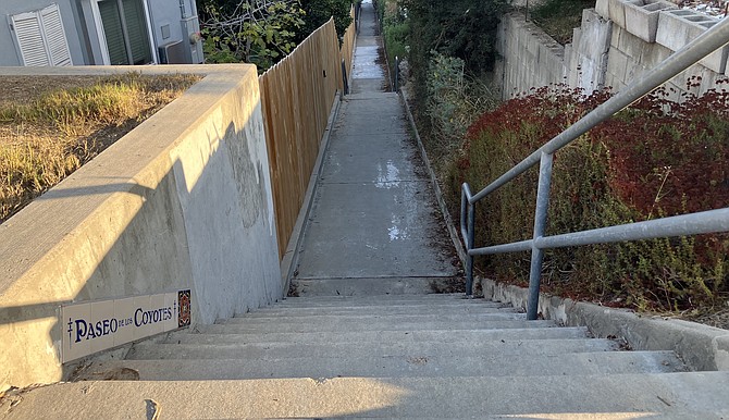 Paseo de Los Coyotes: one of Rolando’s secret catwalks.
