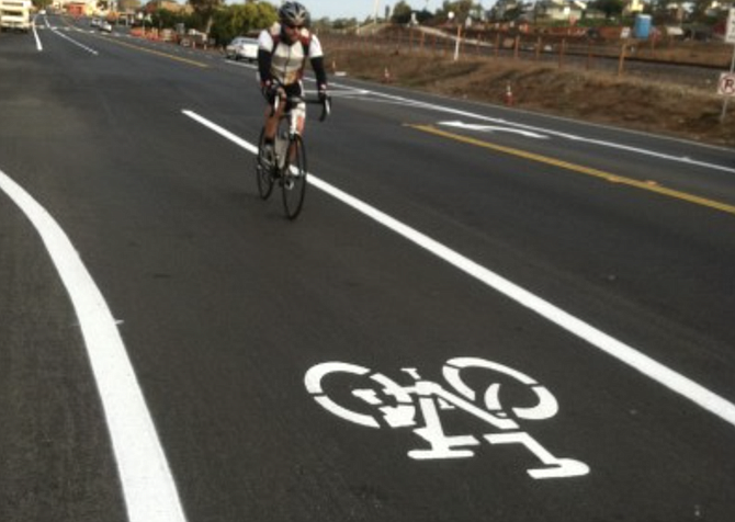 Class 2 bike lane