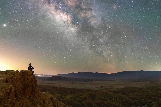 Gaze in wonder at the utterly breathtaking exapnse of the night sky.