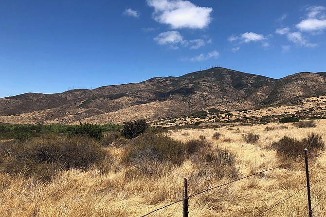 Mount San Miguel, seemingly visible from everywhere in East County.