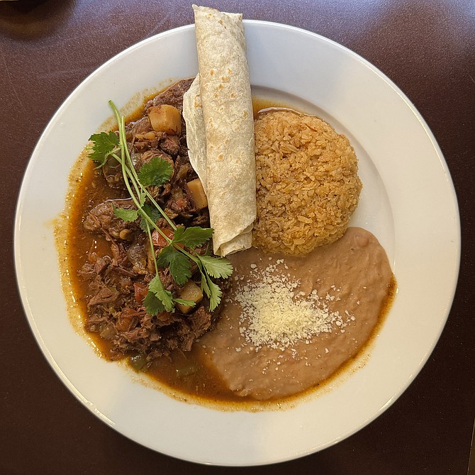 Barrio Steak Ranchero, featuring a recipe held over from ¡Salud!