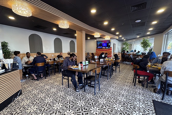 A remodeled restaurant space now focused on Somali cuisine