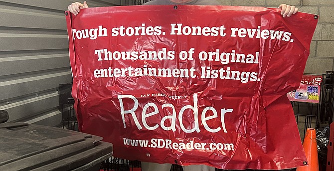 Found while cleaning out the Reader's storage unit. A bit the worse for wear, but no less true because of it.