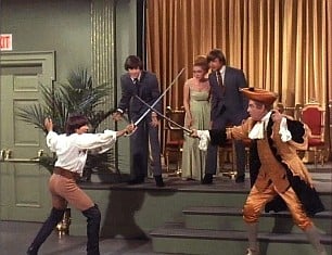 Scene from The Monkees TV show pilot filmed at the Hotel Del Coronado