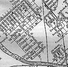 Anna on 1925 map