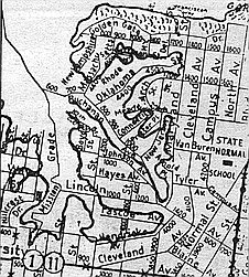 Buchanan on 1925 map
