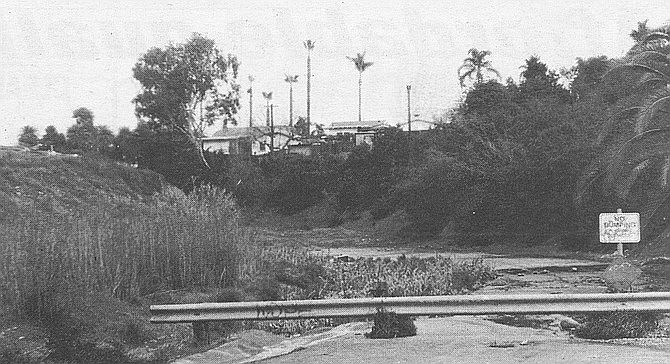 When the Ward ranch was subdivided in the early 1900s, its driveway was joined to an old Mission Valley wagon trail and called Ward Road.