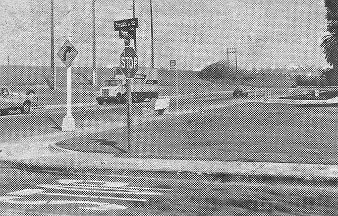 The northwest block of Chestnut at Taylor had a strip of tourist cabins and a big lot for trailers.