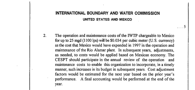 IBWC Minute 296 Dated April 16, 1997.