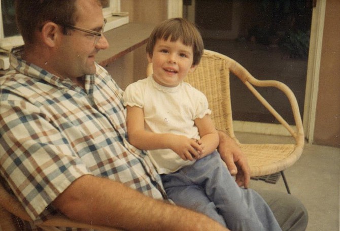 DCD’s and her father at her grandparents’ home in Pomona, circa 1966.