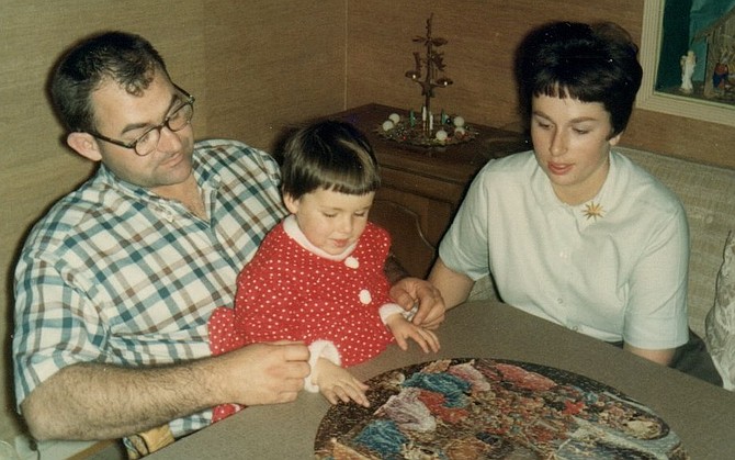 DCD with her mother and her father, Donald Cheney.