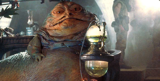 Jabba: bad guy, good rig.
