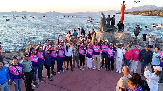 Pink Promise kicks off their fourth annual event with record participation in Loreto, Baja California Sur.
