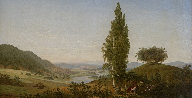 Detail from Summer by Caspar David Friedrich