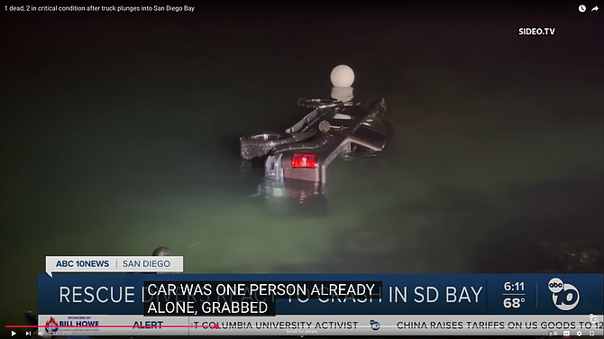 "By the time I had already gotten to the car, there was already one person floating.”